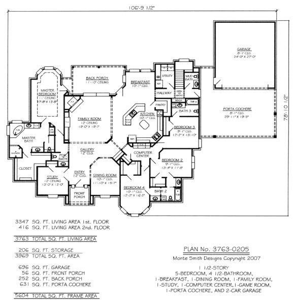 1 Story House Plans with Media Room Fresh 5 Bedroom House Plans with Media Room House Plan