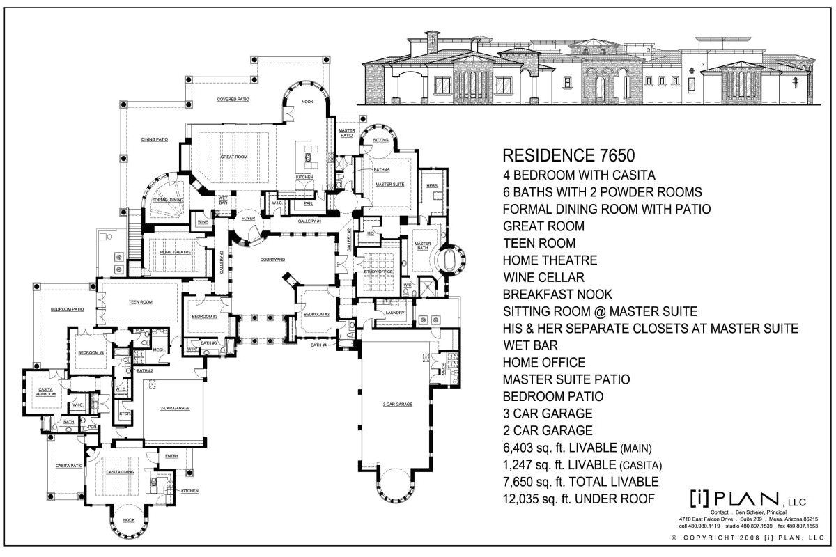 10000 Sq Ft Home Plans Floor Plans 7 501 Sq Ft to 10 000 Sq Ft