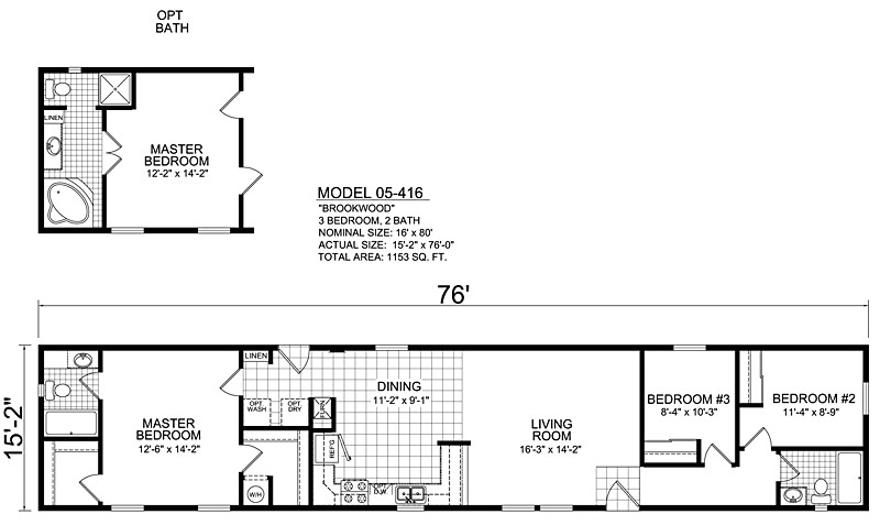 16 Wide House Plans 16 Wide Mobile Home Floor Plans Luxury Single Wide Mobile