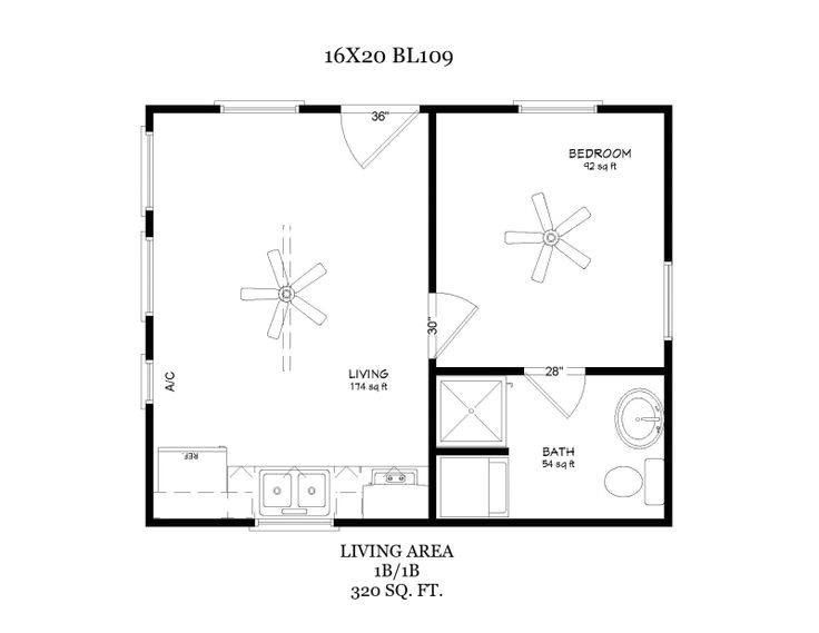 16×20 House Plans 16×20 Floor Plan Small Home Design Pinterest Models