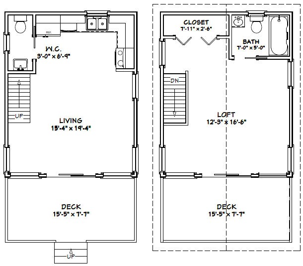 16×20 House Plans 16×20 House 16x20h1 620 Sq Ft Excellent Floor Plans 16×20 House Plans 16×20 House 16x20h1 620 Sq Ft Excellent Floor Plans