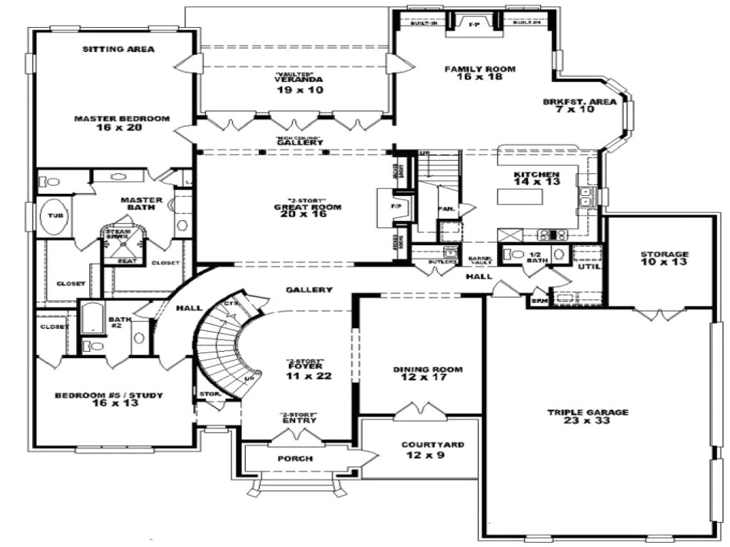 2 Bedroom Home Plans with Loft 2 Story House Plans with Loft