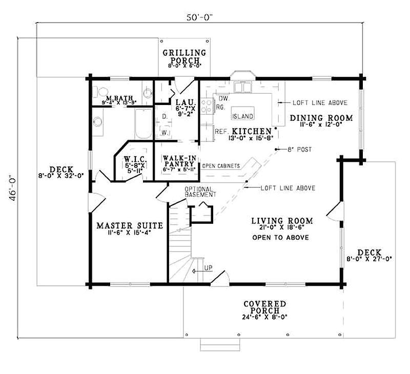 2 Bedroom Log Home Plans Plan 110 00928 2 Bedroom 2 Bath Log Home Plan