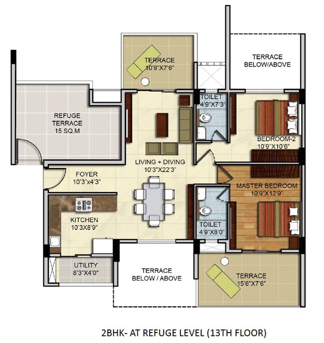 2 Bhk Home Plan Residential Apartments Floor Plans Site Plan 2 Bhk 3 2 Bhk Home Plan Residential Apartments Floor Plans Site Plan 2 Bhk 3