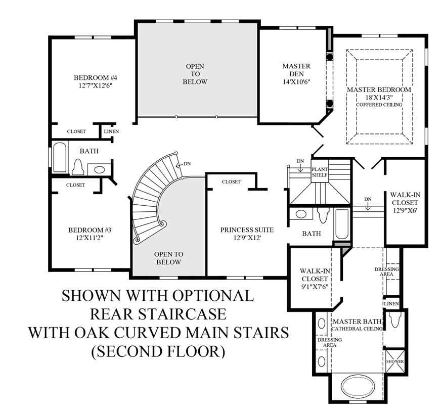 2 Story House Plans with Curved Staircase House Plans with Curved Staircase