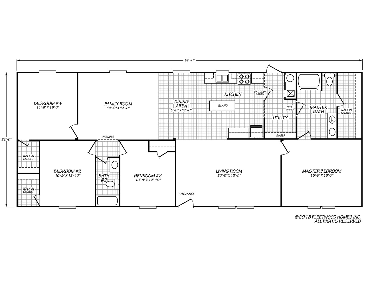 2000 Fleetwood Mobile Home Floor Plans Sandalwood Xl 28684x Fleetwood Homes 2000 Fleetwood Mobile Home Floor Plans Sandalwood Xl 28684x Fleetwood Homes