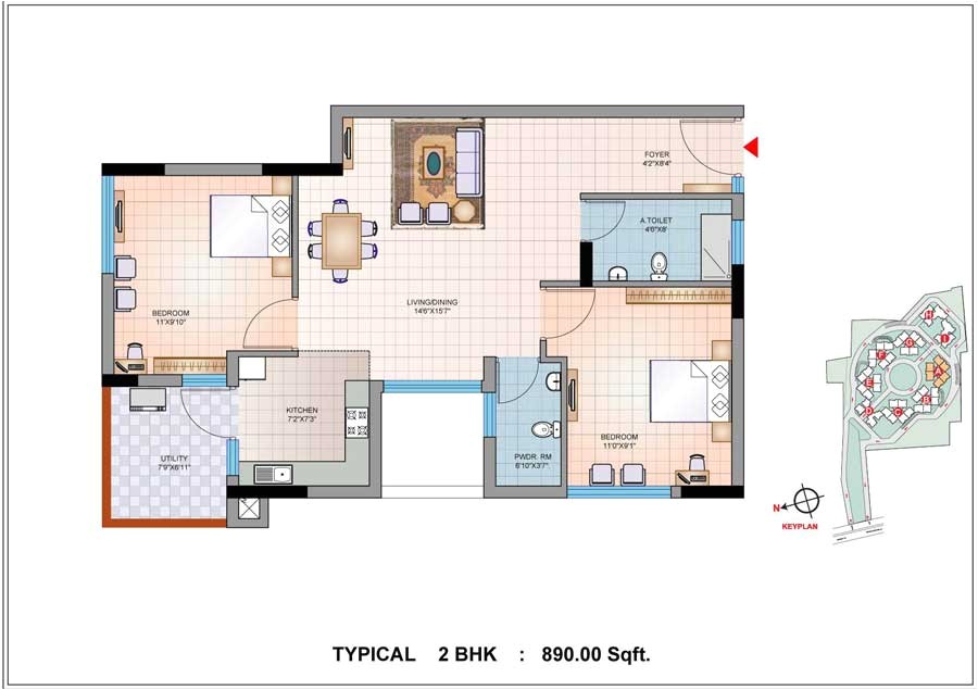 20×40 House Plan 2bhk Inspiring Plan Of 2bhk House Contemporary Best 20×40 House Plan 2bhk Inspiring Plan Of 2bhk House Contemporary Best