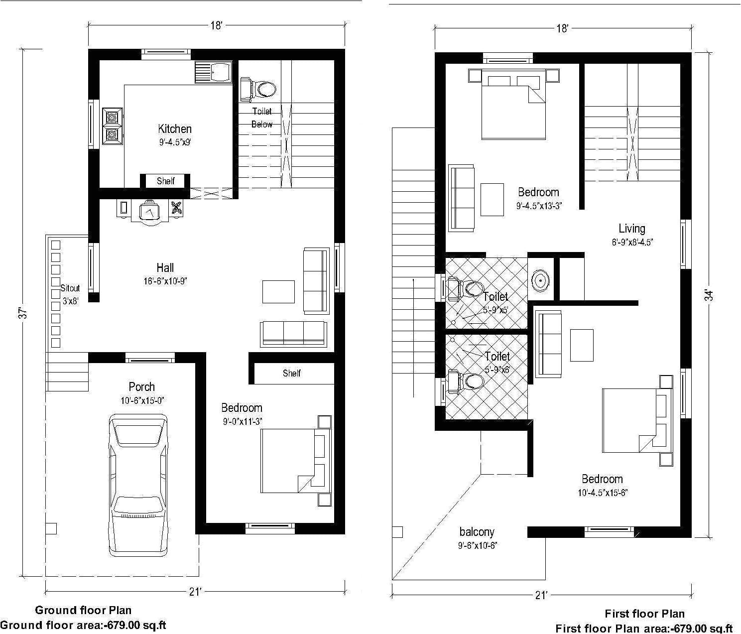 20×40 House Plan East Facing Duplex House Plans for 20×30 Site south Facing 20×40 House Plan East Facing Duplex House Plans for 20×30 Site south Facing