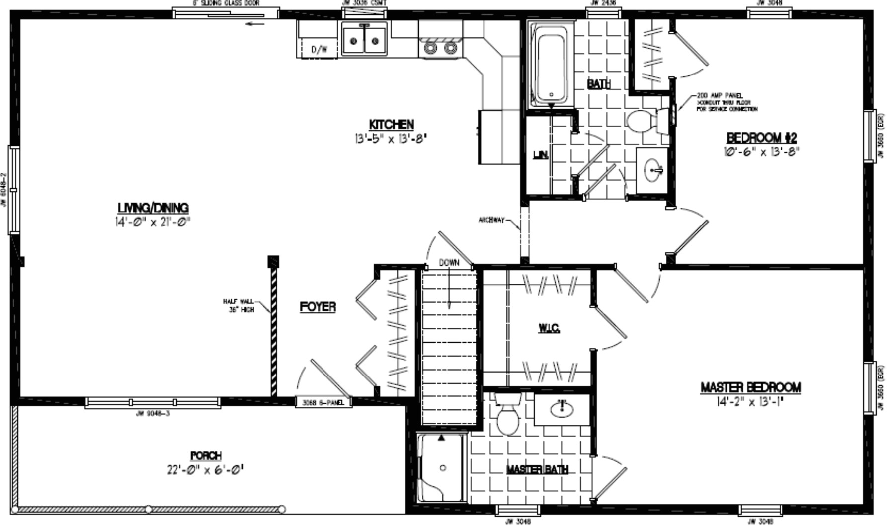 24 X Homes Plans 24 X 48 Home Plans