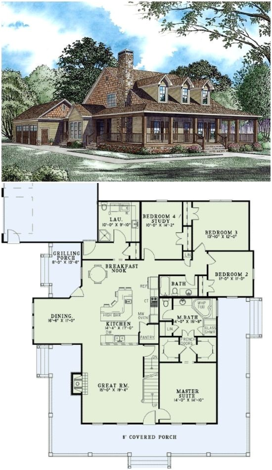 2500 Sq Ft House Plans with Wrap Around Porch Country Farmhouse House Plan 62207 Hus House Och Ideer 2500 Sq Ft House Plans with Wrap Around Porch Country Farmhouse House Plan 62207 Hus House Och Ideer