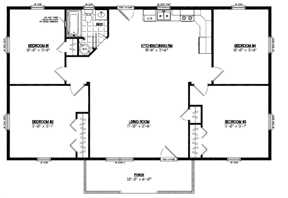 28×40 House Plans Certified Floor Plan Pioneer Floor Plan 28pr1204 28 28×40 House Plans Certified Floor Plan Pioneer Floor Plan 28pr1204 28