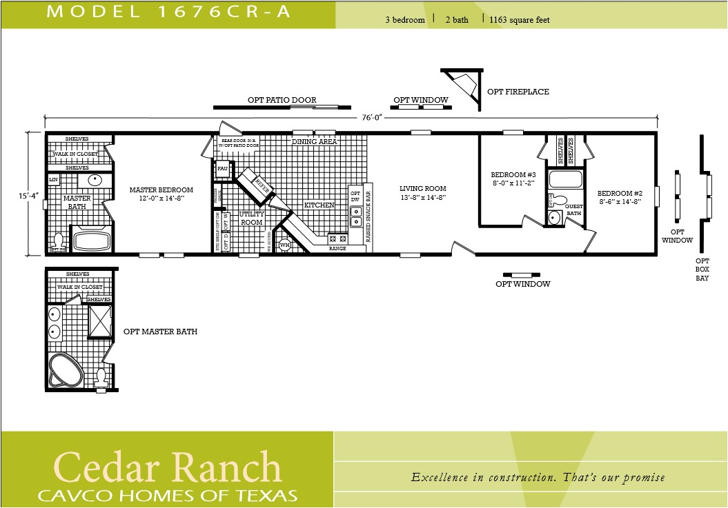 3 Bedroom Single Wide Mobile Home Floor Plans Scotbilt Mobile Home Floor Plans Singelwide Single Wide