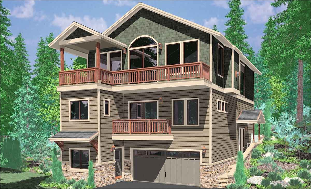 3 Story Lake House Plans Narrow Lot House Plans Building Small Houses for Small Lots