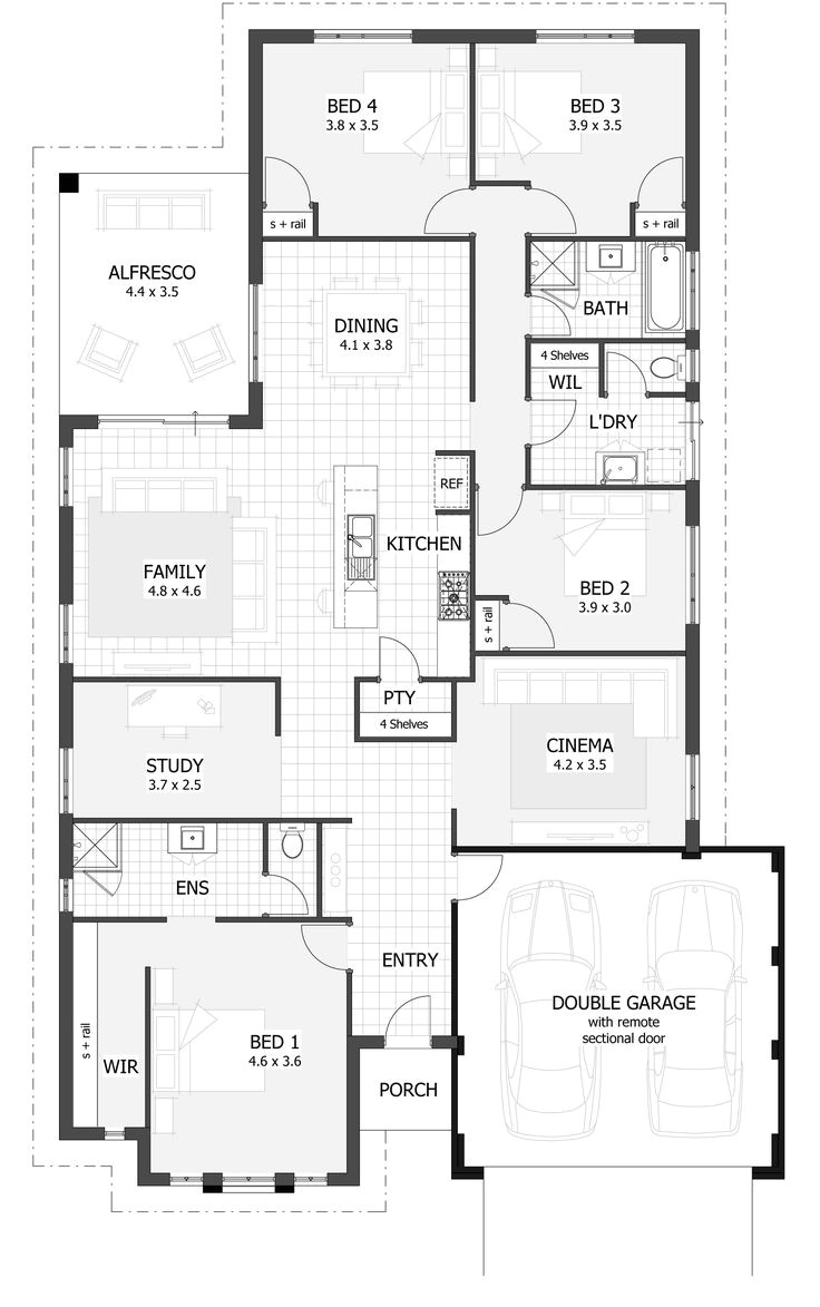 4 Bedroom House Plans Under $200 000 House Designs Under 200 000 Homes Floor Plans