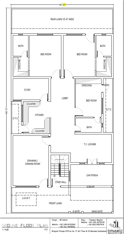 40×80 House Plan House Plans Draw and House On Pinterest