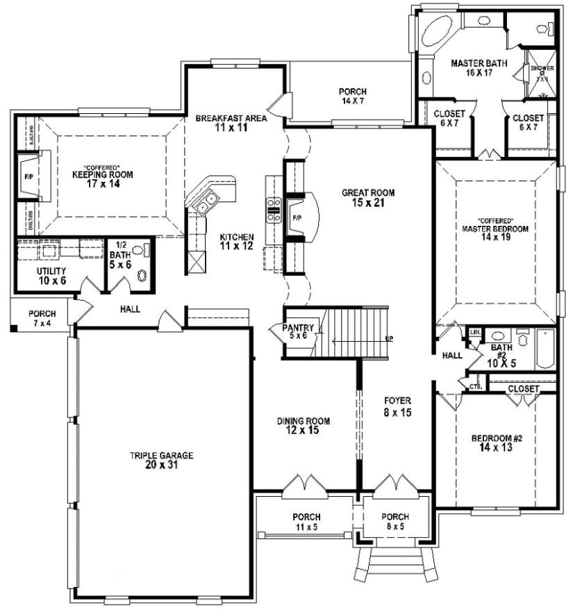 5 Bed 3 Bath House Plans 654257 Great Looking 4 Bedroom 3 5 Bath House Plan 5 Bed 3 Bath House Plans 654257 Great Looking 4 Bedroom 3 5 Bath House Plan