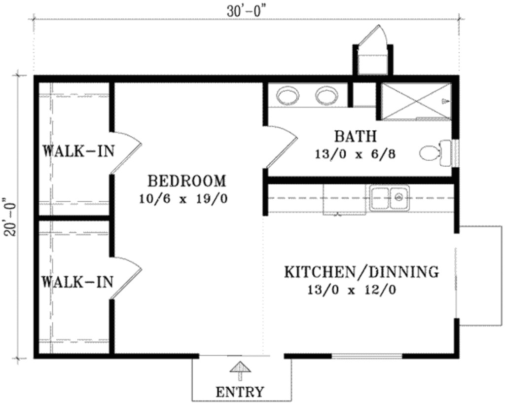 600 Sq Ft House Plans 1 Bedroom 20 X 30 Plot or 600 Square Feet Home Plan Homes In