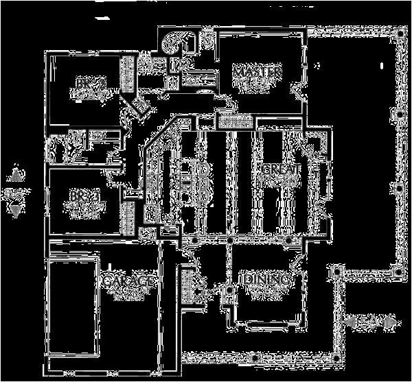 Adobe Home Floor Plans Adobe southwestern Style House Plan 3 Beds 2 Baths Adobe Home Floor Plans Adobe southwestern Style House Plan 3 Beds 2 Baths