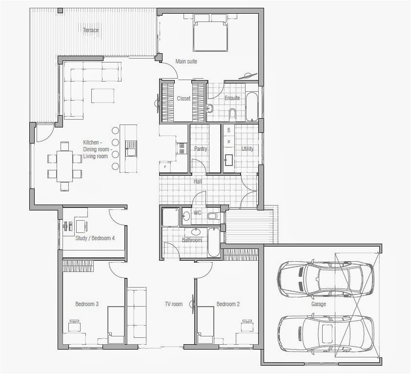 Affordable Home Floor Plans Affordable Home Plans Affordable Home Plan Ch70