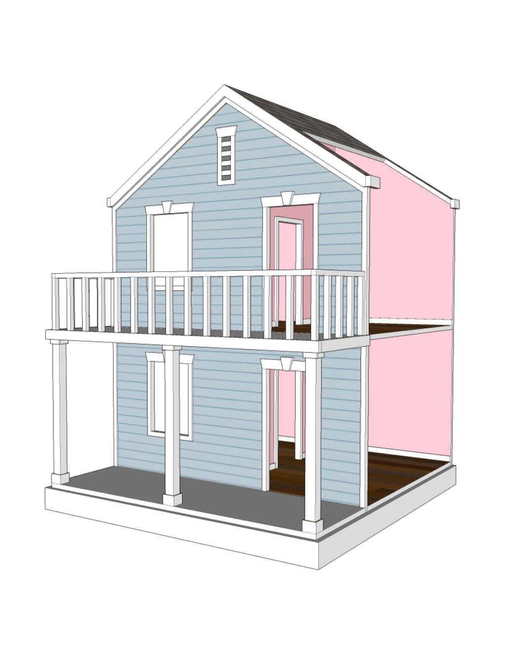 American Doll House Plans Doll House Plans for American Girl or 18 Inch Dolls 4 Room American Doll House Plans Doll House Plans for American Girl or 18 Inch Dolls 4 Room