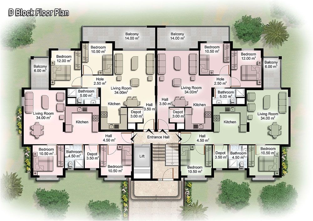 Apartment Home Floor Plans Apartment Unit Plans Modern Apartment Building Plans In