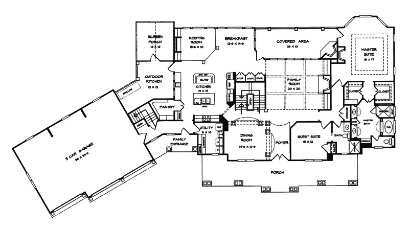 Arts and Crafts Homes Floor Plans Lemonwood Arts and Crafts Home Plan 076d 0204 House