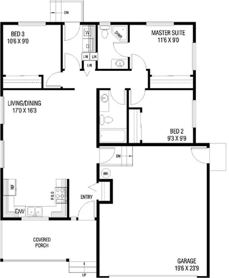 Arts and Crafts Homes Floor Plans Small Country Ranch Arts and Crafts House Plans Home