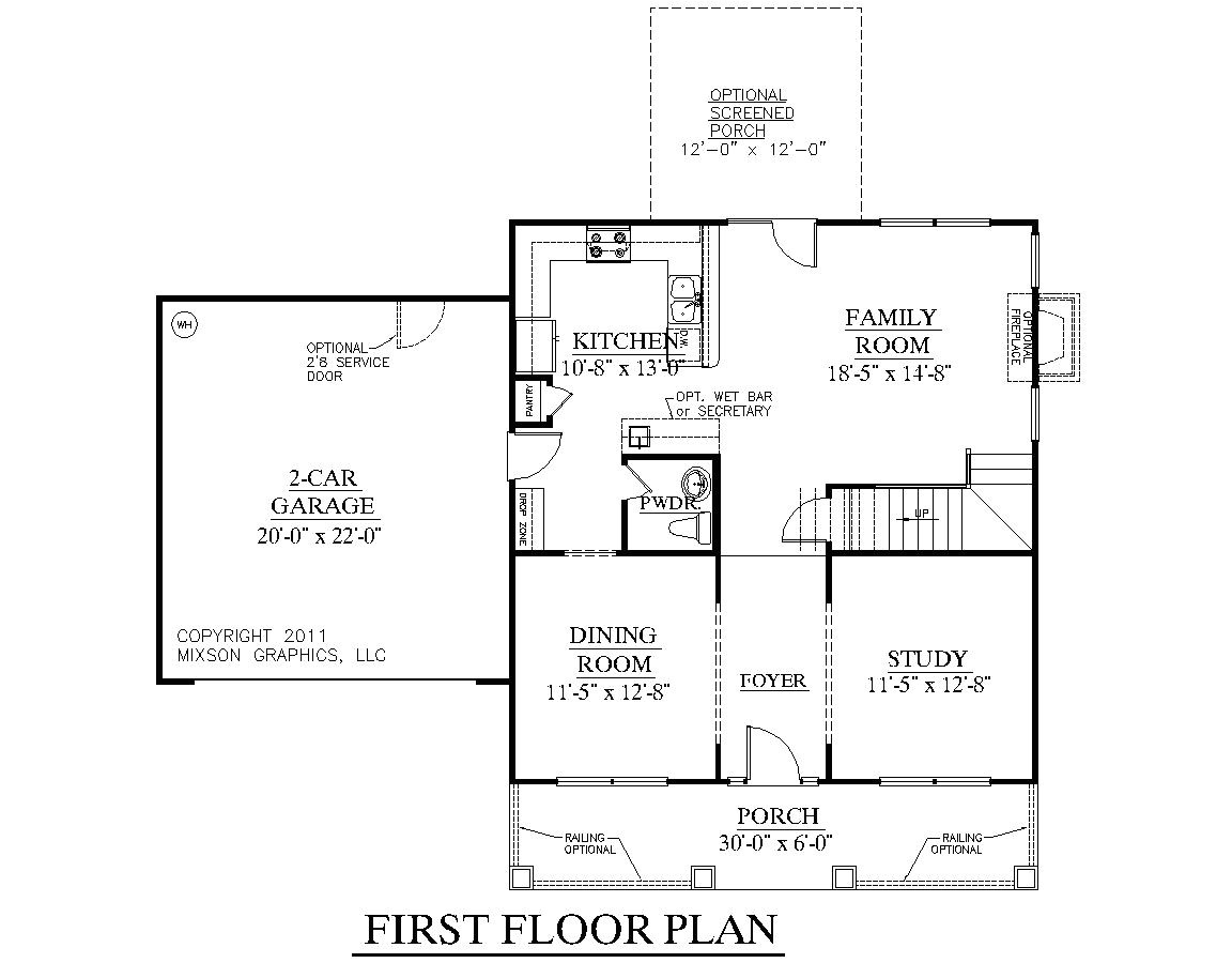 At Home Plan B southern Heritage Home Designs House Plan 1883 B the