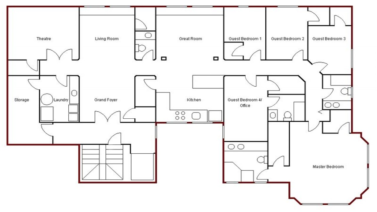 Basic Home Floor Plans Create Simple Floor Plan Simple House Drawing Plan Basic