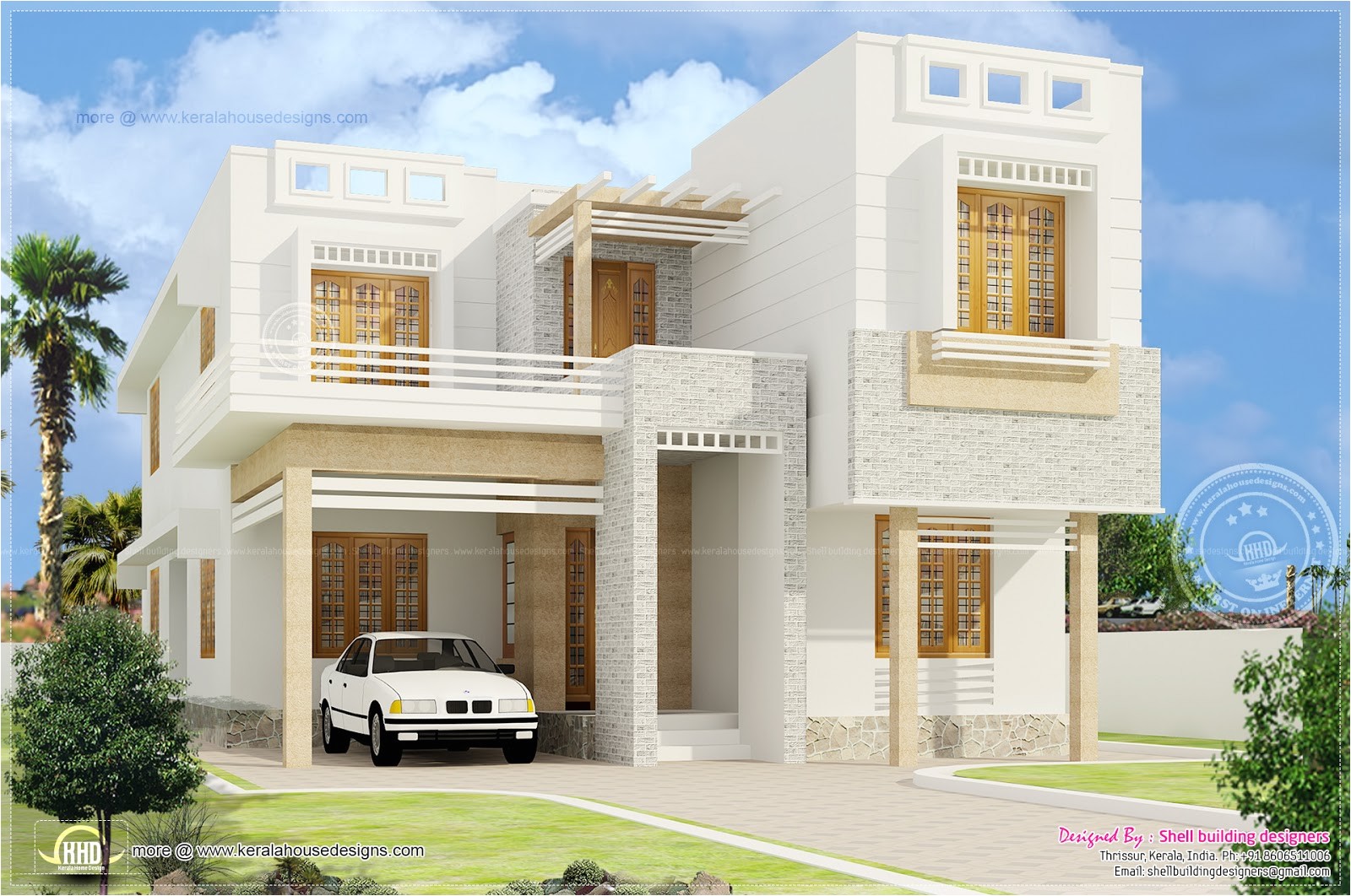Beautiful Home Plan Beautiful 4 Bedroom House Exterior Elevation Kerala Home Beautiful Home Plan Beautiful 4 Bedroom House Exterior Elevation Kerala Home