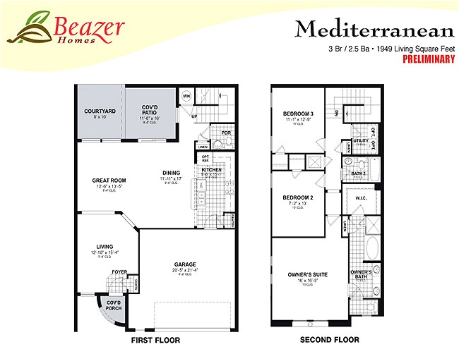 Beazer Home Plans Beazer Floor Plans Floor Plans