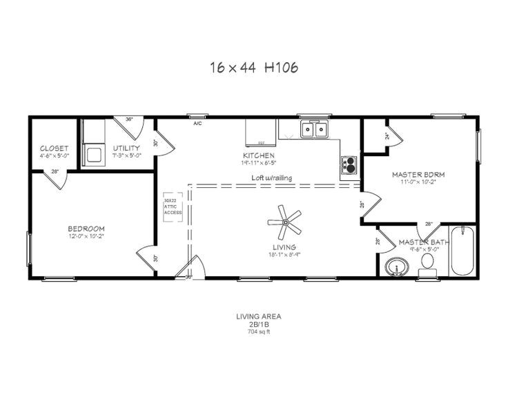 Best Home Plans16 24 Elegant 16×36 House Plans House Plans