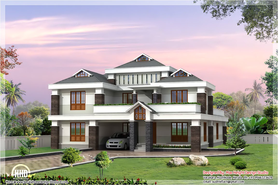 Best New Home Plans 3500 Sq Ft Cute Luxury Indian Home Design Kerala Home