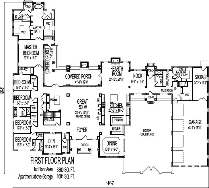 Big Home Floor Plans Floor Plan Main is 6900sq Ft 10 000 Sq Ft Dream House