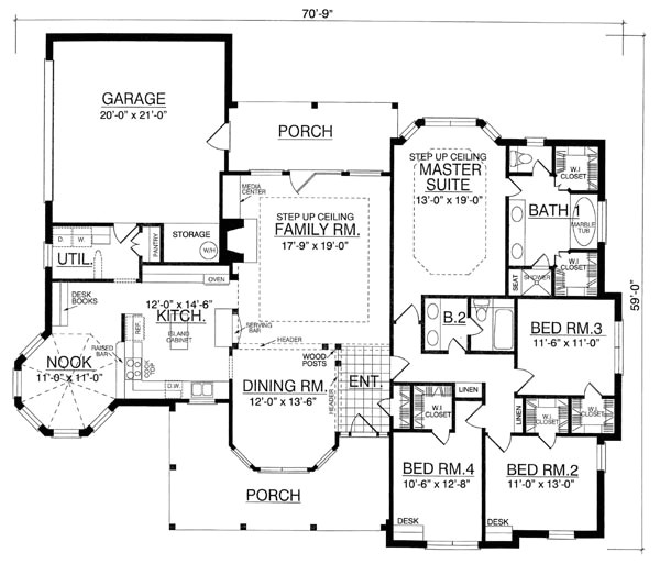 Brentwood House Plan the Brentwood 8203 4 Bedrooms and 2 5 Baths the House