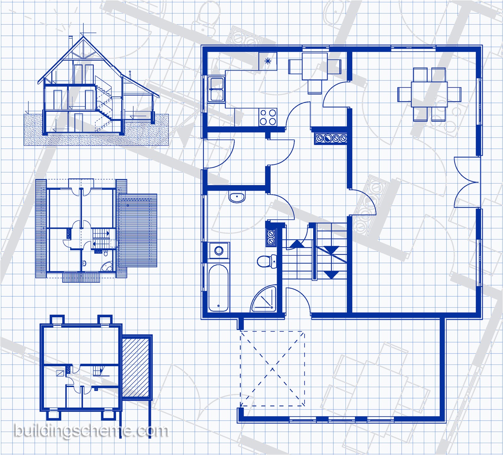 Build A House Plan Online Blueprint Of Building Plans Homes Floor Plans