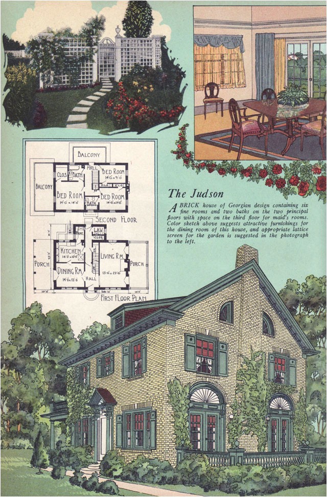 Builder Magazine House Plans 1925 American Builder Magazine House Plans Colonial