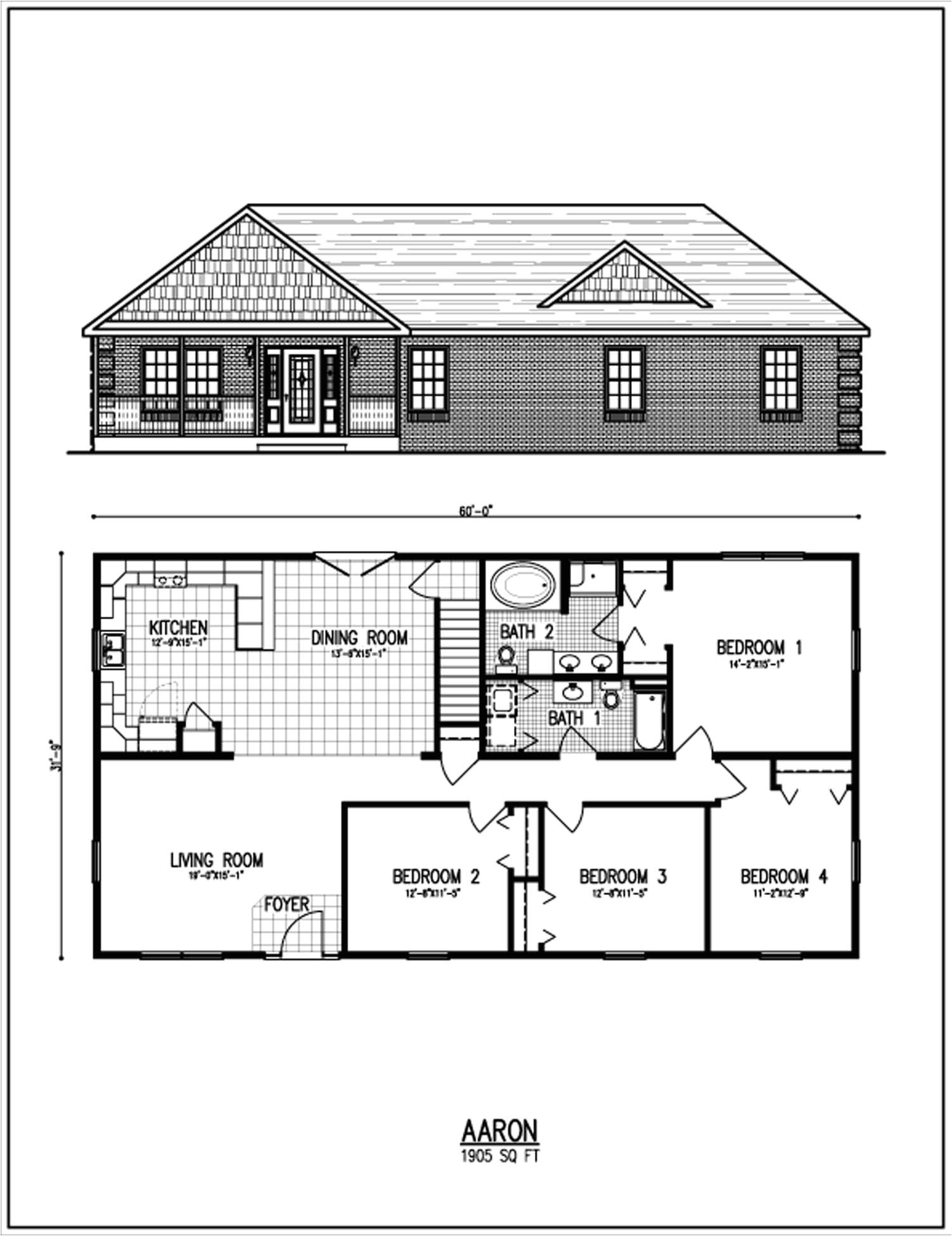 Building Plans for Ranch Style Homes All American Homes Floorplan Center Staffordcape