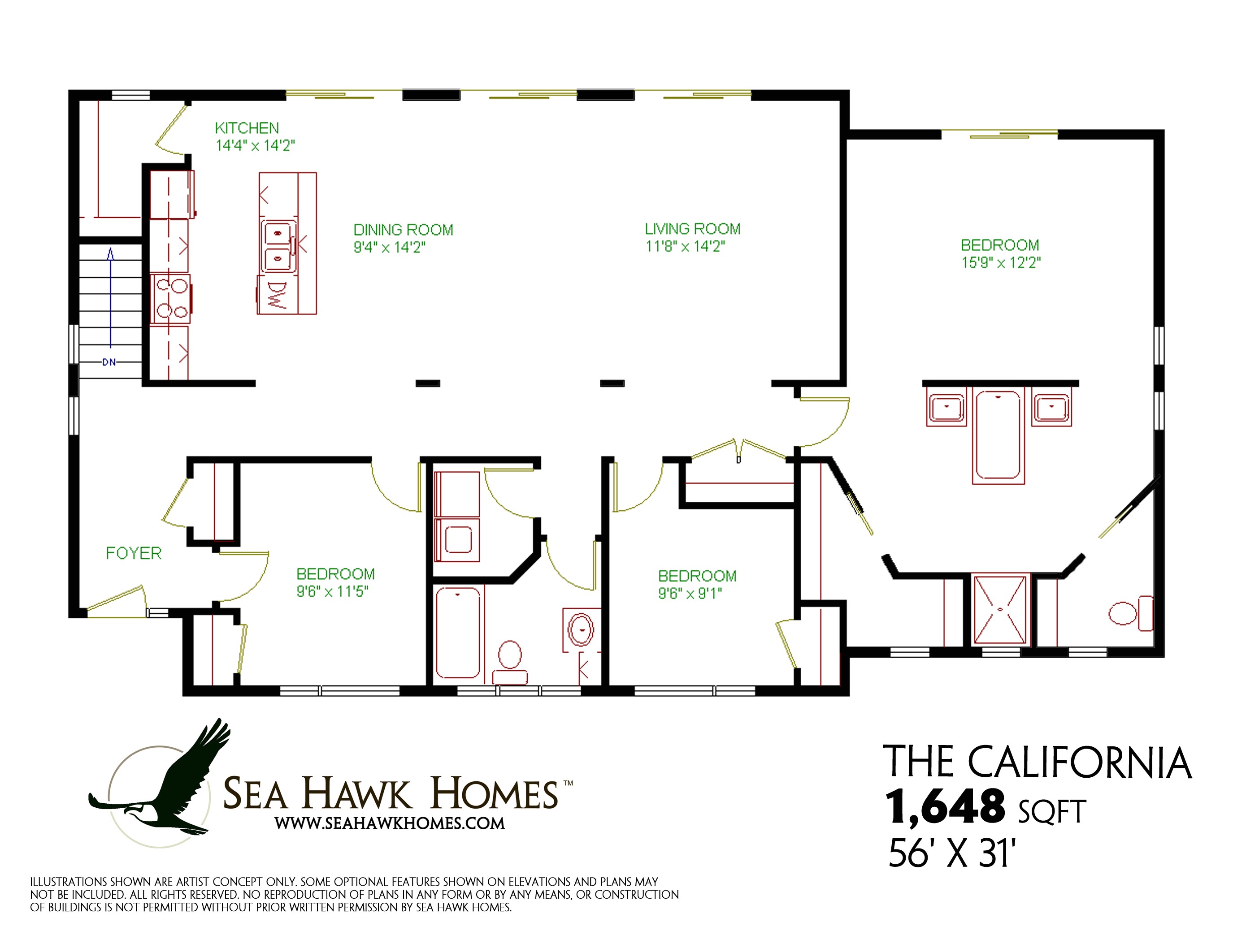 California House Plans with Photos California Sea Hawk Homes