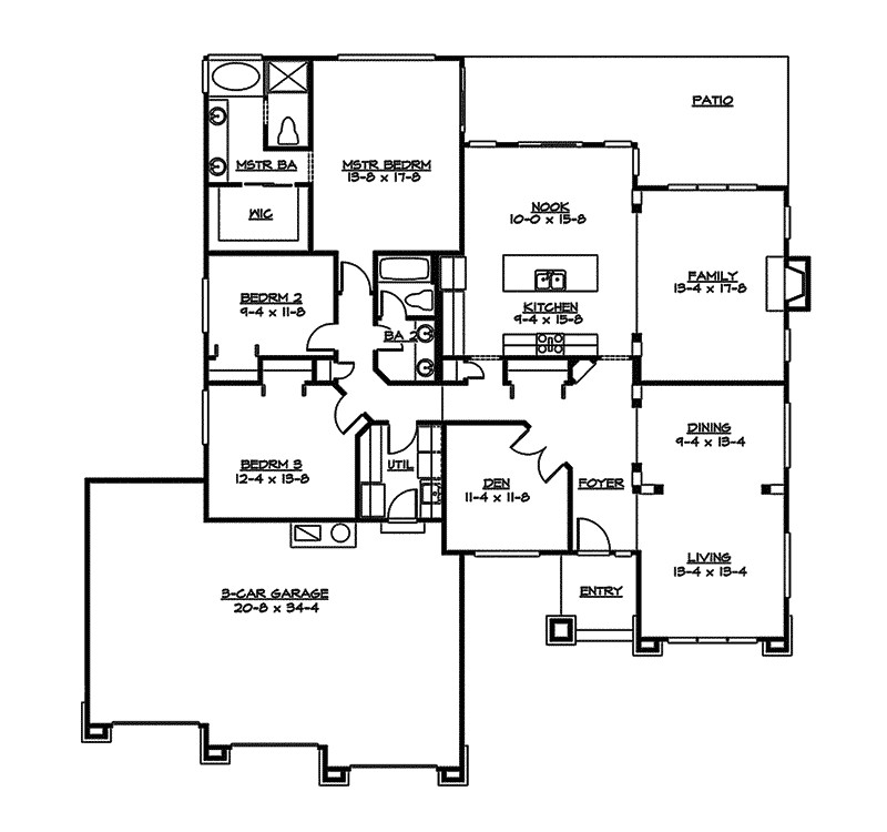 Cameo Homes Floor Plans Cameo Great Ranch Home Plan 071d 0222 House Plans and More Cameo Homes Floor Plans Cameo Great Ranch Home Plan 071d 0222 House Plans and More