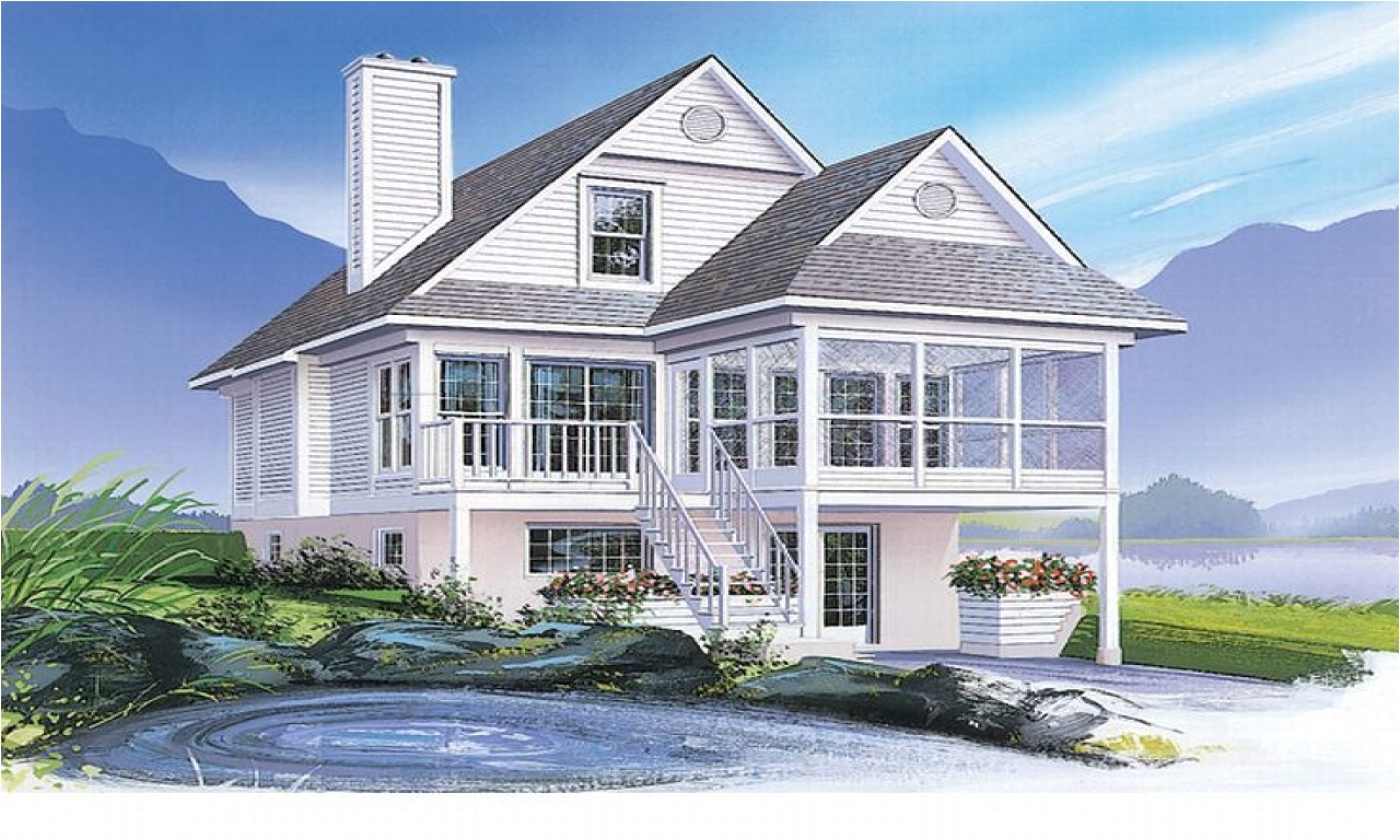 Coastal Home Plans for Narrow Lots Beach House Plans Narrow Coastal House Plans Narrow Lots