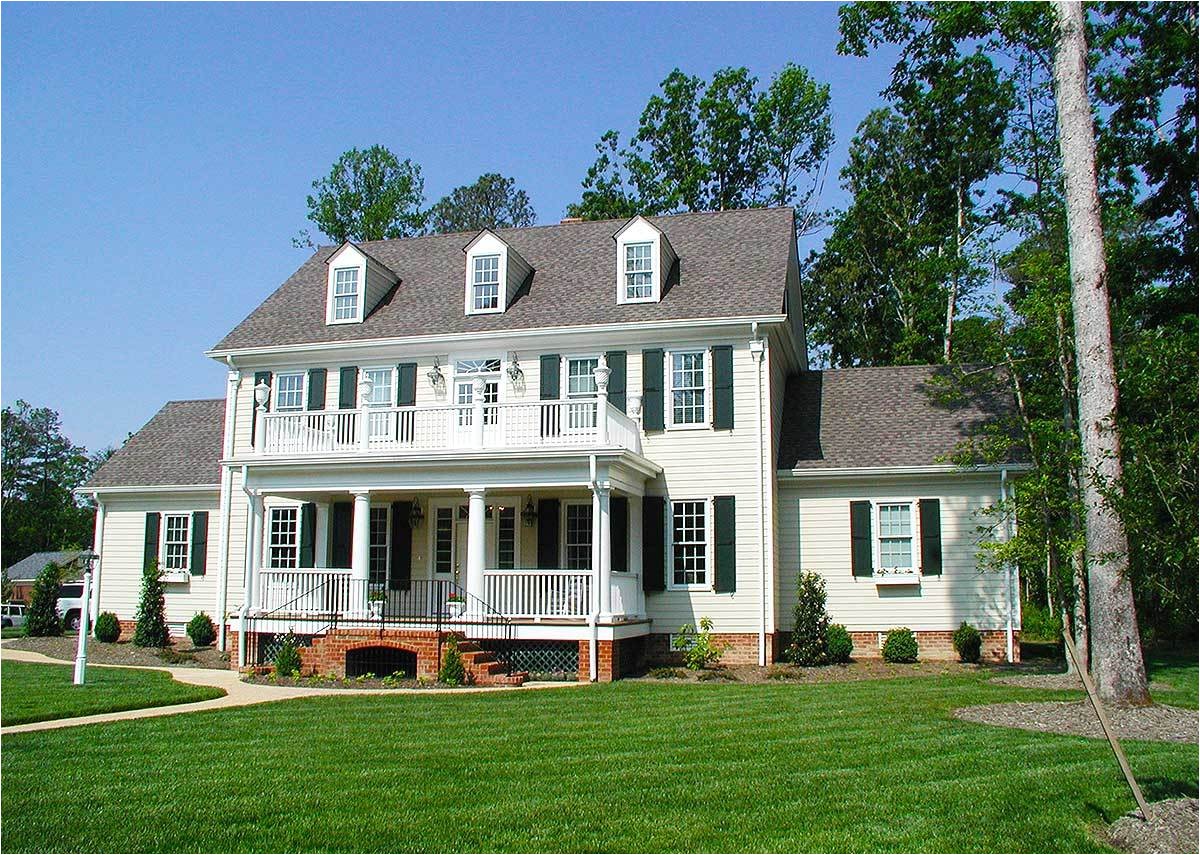 Colonial Home Plan Colonial House Plans Architectural Designs
