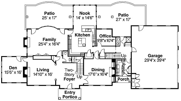 Colonial Style Homes Floor Plans Colonial Style House Plan with Contemporary Amenit Colonial Style Homes Floor Plans Colonial Style House Plan with Contemporary Amenit