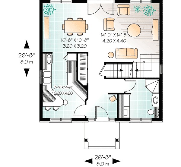 Compact Home Plans Compact Two Story House Plan 21004dr Architectural