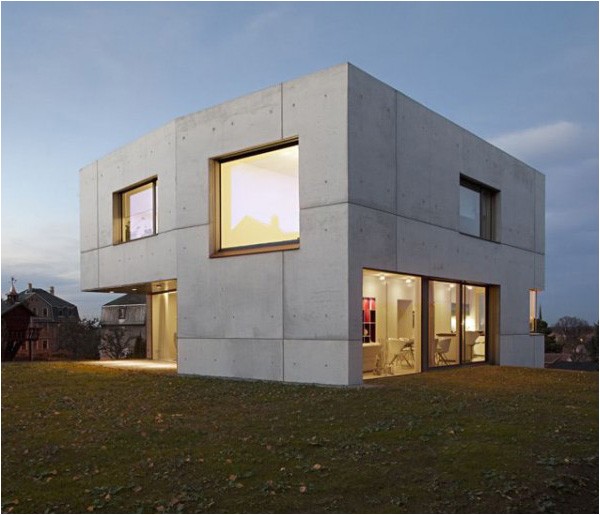 Concrete Home Plans Concrete Home Designs Minimalist In Germany Modern