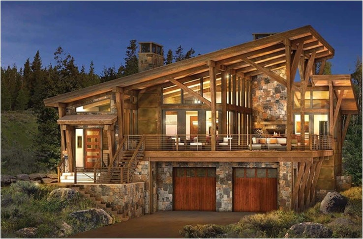 Contemporary Log Home Plans Modern Log and Timber Frame Homes and Plans by