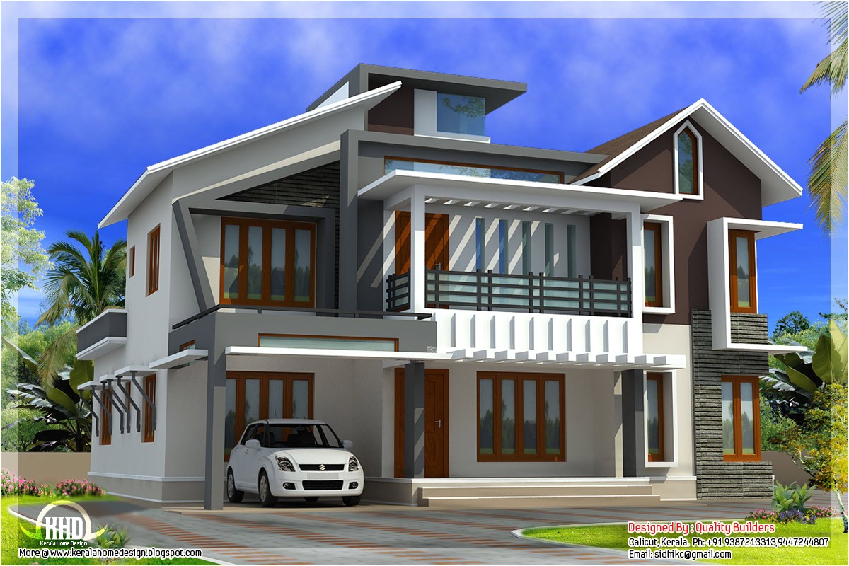 Contemporary Modern Home Plans Modern Contemporary Home In 2578 Sq Feet Kerala Home