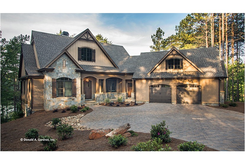 Craftsman Home Plans with Basement Craftsman Style Ranch with Walkout Basement Hwbdo77120 Craftsman Home Plans with Basement Craftsman Style Ranch with Walkout Basement Hwbdo77120