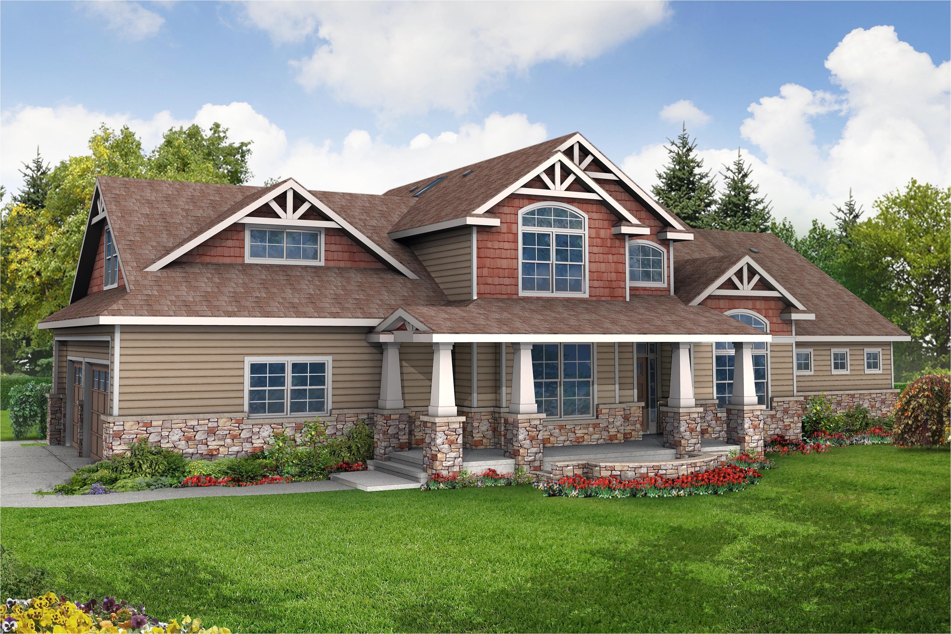Craftsman Home Plans with Pictures Craftsman House Plans Tillamook 30 519 associated Designs