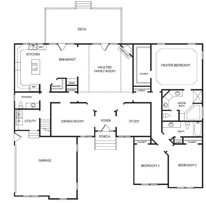 Custom One Story Home Plans My Next Home In Virginia Beach Unique Open Floor Plans